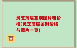 灵芝薄层鉴别图片和价格(灵芝薄层鉴别价格与图片一览)