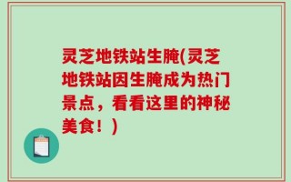 灵芝地铁站生腌(灵芝地铁站因生腌成为热门景点，看看这里的神秘美食！)