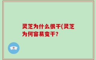 灵芝为什么很干(灵芝为何容易变干？