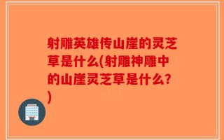 射雕英雄传山崖的灵芝草是什么(射雕神雕中的山崖灵芝草是什么？)