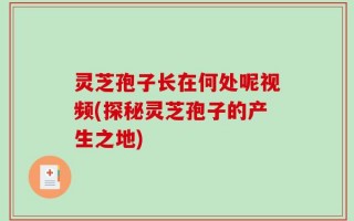 灵芝孢子长在何处呢视频(探秘灵芝孢子的产生之地)