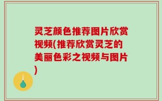 灵芝颜色推荐图片欣赏视频(推荐欣赏灵芝的美丽色彩之视频与图片)