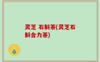 灵芝 石斛茶(灵芝石斛合力茶)