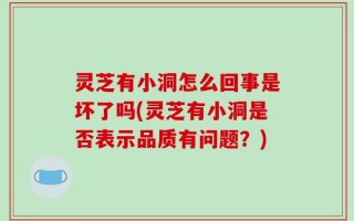 灵芝有小洞怎么回事是坏了吗(灵芝有小洞是否表示品质有问题？)