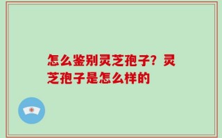 怎么鉴别灵芝孢子？灵芝孢子是怎么样的
