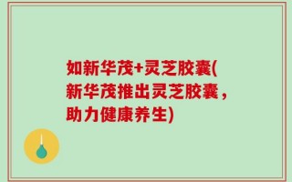 如新华茂+灵芝胶囊(新华茂推出灵芝胶囊，助力健康养生)