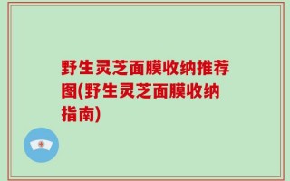 野生灵芝面膜收纳推荐图(野生灵芝面膜收纳指南)