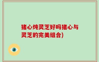 猪心炖灵芝好吗猪心与灵芝的完美组合)