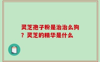 灵芝孢子粉是治治么狗？灵芝的精华是什么