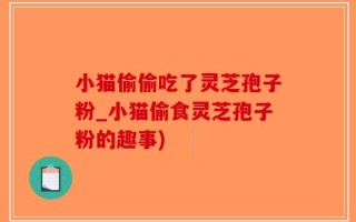 小猫偷偷吃了灵芝孢子粉_小猫偷食灵芝孢子粉的趣事)