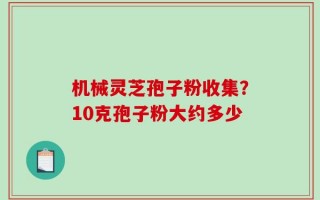 机械灵芝孢子粉收集？10克孢子粉大约多少