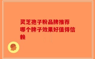 灵芝孢子粉品牌推荐 哪个牌子效果好值得信赖