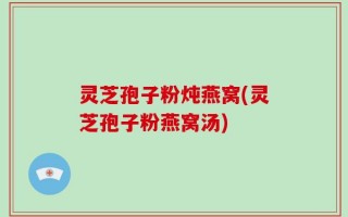 灵芝孢子粉炖燕窝(灵芝孢子粉燕窝汤)