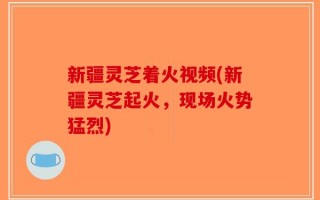 新疆灵芝着火视频(新疆灵芝起火，现场火势猛烈)