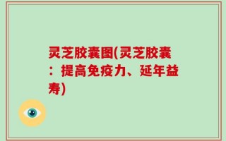 灵芝胶囊图(灵芝胶囊：提高免疫力、延年益寿)