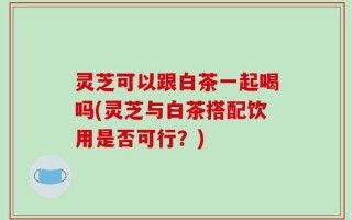 灵芝可以跟白茶一起喝吗(灵芝与白茶搭配饮用是否可行？)