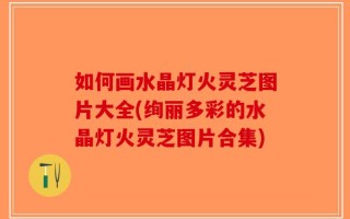 如何画水晶灯火灵芝图片大全(绚丽多彩的水晶灯火灵芝图片合集)