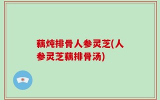 藕炖排骨人参灵芝(人参灵芝藕排骨汤)