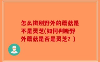 怎么辨别野外的蘑菇是不是灵芝(如何判断野外蘑菇是否是灵芝？)