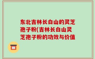 东北吉林长白山的灵芝孢子粉(吉林长白山灵芝孢子粉的功效与价值
