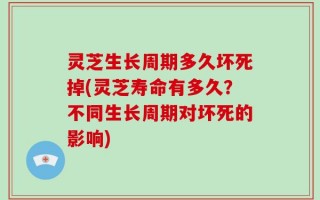 灵芝生长周期多久坏死掉(灵芝寿命有多久？不同生长周期对坏死的影响)