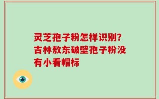 灵芝孢子粉怎样识别？吉林敖东破壁孢子粉没有小看帽标