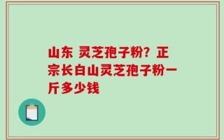 山东 灵芝孢子粉？正宗长白山灵芝孢子粉一斤多少钱