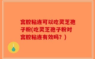 宫腔粘连可以吃灵芝孢子粉(吃灵芝孢子粉对宫腔粘连有效吗？)