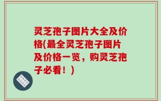 灵芝孢子图片大全及价格(最全灵芝孢子图片及价格一览，购灵芝孢子必看！)