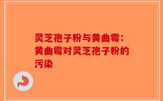 灵芝孢子粉与黄曲霉：黄曲霉对灵芝孢子粉的污染