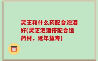 灵芝和什么药配合泡酒好(灵芝泡酒搭配合适药材，延年益寿)