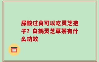 尿酸过高可以吃灵芝孢子？白鹤灵芝草茶有什么功效