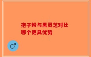 孢子粉与黑灵芝对比 哪个更具优势
