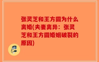 张灵芝和王方圆为什么离婚(夫妻离异：张灵芝和王方圆婚姻破裂的原因)