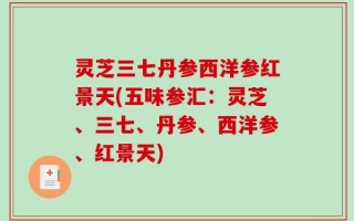 灵芝三七丹参西洋参红景天(五味参汇：灵芝、三七、丹参、西洋参、红景天)