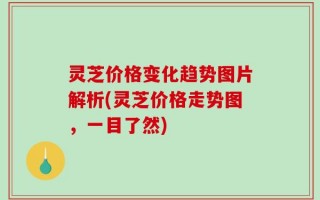 灵芝价格变化趋势图片解析(灵芝价格走势图，一目了然)