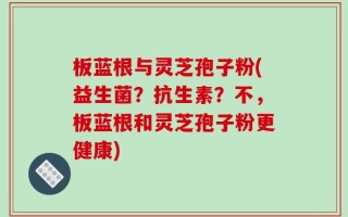 板蓝根与灵芝孢子粉(益生菌？抗生素？不，板蓝根和灵芝孢子粉更健康)