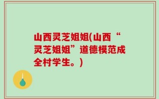 山西灵芝姐姐(山西“灵芝姐姐”道德模范成全村学生。)