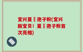 宜兴夏芃孢子粉(宜兴新宝贝！夏芃孢子粉首次亮相)