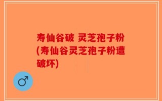 寿仙谷破 灵芝孢子粉(寿仙谷灵芝孢子粉遭破坏)