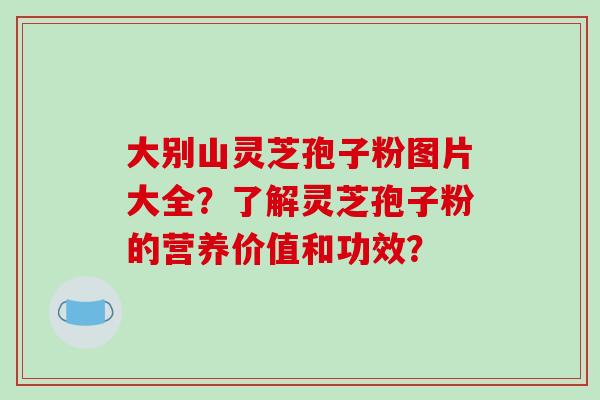 大别山灵芝孢子粉图片大全?了解灵芝孢子粉的营养价值和功效?-第1张图片-破壁灵芝孢子粉研究指南 大别山灵芝孢子粉图片大全?了解灵芝孢子粉的营养价值和功效?-第1张图片-破壁灵芝孢子粉研究指南
