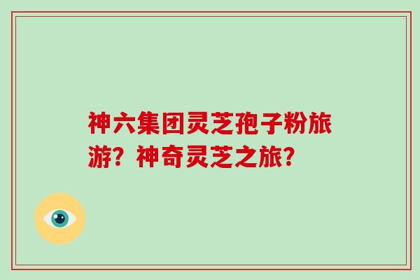 神六集团灵芝孢子粉旅游？神奇灵芝之旅？-第1张图片-破壁灵芝孢子粉研究指南