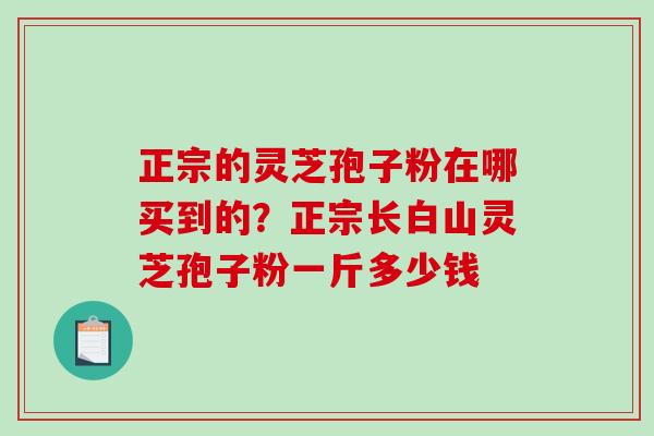 正宗的灵芝孢子粉在哪买到的?正宗长白山灵芝孢子粉一斤多少钱-第1张图片-破壁灵芝孢子粉研究指南 正宗的灵芝孢子粉在哪买到的?正宗长白山灵芝孢子粉一斤多少钱-第1张图片-破壁灵芝孢子粉研究指南