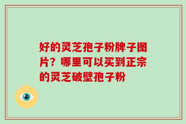 好的灵芝孢子粉牌子图片?哪里可以买到正宗的灵芝破壁孢子粉-第1张图片-破壁灵芝孢子粉研究指南 好的灵芝孢子粉牌子图片?哪里可以买到正宗的灵芝破壁孢子粉-第1张图片-破壁灵芝孢子粉研究指南