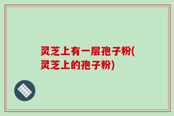 灵芝上有一层孢子粉(灵芝上的孢子粉)-第1张图片-破壁灵芝孢子粉研究指南 灵芝上有一层孢子粉(灵芝上的孢子粉)-第1张图片-破壁灵芝孢子粉研究指南
