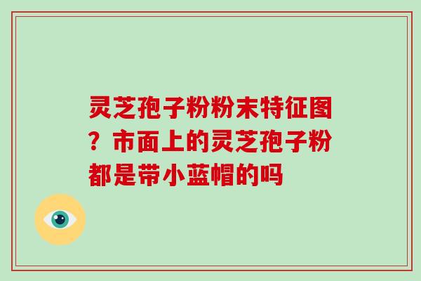 灵芝孢子粉粉末特征图?市面上的灵芝孢子粉都是带小蓝帽的吗-第1张图片-破壁灵芝孢子粉研究指南 灵芝孢子粉粉末特征图?市面上的灵芝孢子粉都是带小蓝帽的吗-第1张图片-破壁灵芝孢子粉研究指南