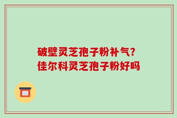 破壁灵芝孢子粉补气?佳尔科灵芝孢子粉好吗-第1张图片-破壁灵芝孢子粉研究指南 破壁灵芝孢子粉补气?佳尔科灵芝孢子粉好吗-第1张图片-破壁灵芝孢子粉研究指南