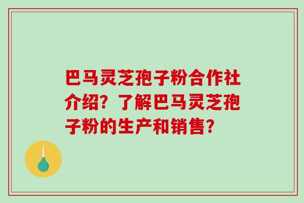 巴马灵芝孢子粉合作社介绍?了解巴马灵芝孢子粉的生产和销售?-第1张图片-破壁灵芝孢子粉研究指南 巴马灵芝孢子粉合作社介绍?了解巴马灵芝孢子粉的生产和销售?-第1张图片-破壁灵芝孢子粉研究指南