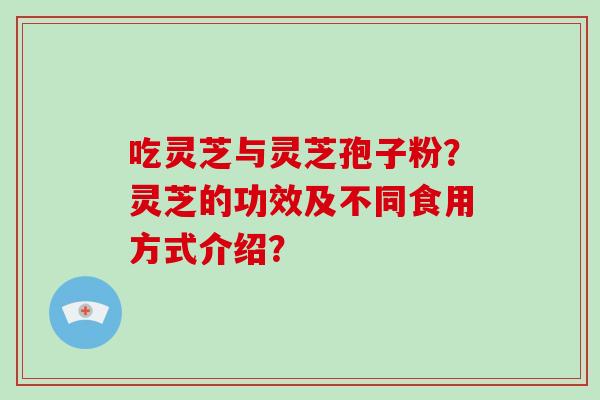 吃灵芝与灵芝孢子粉?灵芝的功效及不同食用方式介绍?-第1张图片-破壁灵芝孢子粉研究指南 吃灵芝与灵芝孢子粉?灵芝的功效及不同食用方式介绍?-第1张图片-破壁灵芝孢子粉研究指南