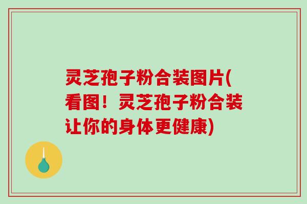 灵芝孢子粉合装图片(看图!灵芝孢子粉合装让你的身体更健康)-第1张图片-破壁灵芝孢子粉研究指南 灵芝孢子粉合装图片(看图!灵芝孢子粉合装让你的身体更健康)-第1张图片-破壁灵芝孢子粉研究指南